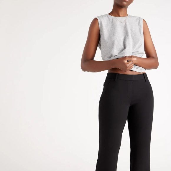 Quince Ultra-Stretch Ponte Bootcut Pants NWT Black Multiple Sizes - Picture 4 of 6